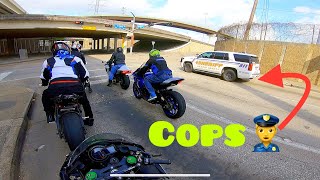 Riding A 300HP Ninja H2 but Cops Ruined Our Fun!