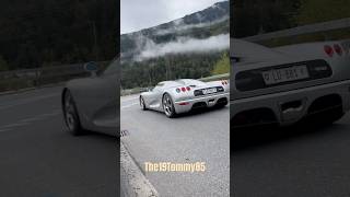 Koenigsegg CC8S came out of nowhere #shorts #automobile #rich #youtubeshorts #sound #richlife #car