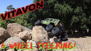 Vitavon 6 Wheel Steer SCX6! *World's First*