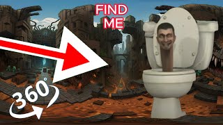 FIND  Skibidi Toilet. Skibidi Toilet - looking for a challenge 360° VR video