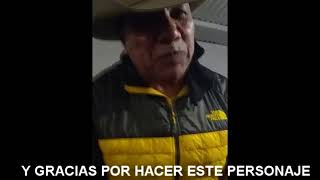 JOSE GUADUALUPE ESPARZA SALUDA A PAQUIN