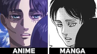 ANIME vs MANGA - Attack On Titan Season 4 Part 4