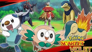 Hisuian Forms Starters Decidueye, Typhlosion, Samurott [Pokemon Scarlet and Violet]