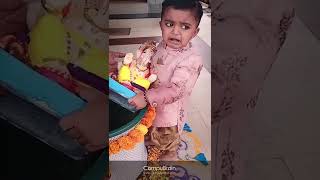 Kids Crying 😭Ganapati Bappa Visarjan 🙏#kids #emotional #whatsapp #Status #new #viral 2022