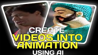 Convert Bollywood Clips into Animated Videos in 5 Minutes | AI Tool Tutorial