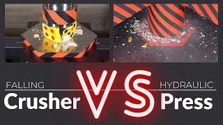 Hydraulic Press VS Falling Crusher | How it will break?