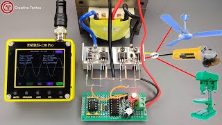 Simple inverter circuit 12v to 220v , sine wave , mosfet , irfz44n