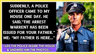 Suddenly, a cop came to my house one day."The arrest warrant has been issued for your father."