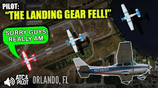 Nose gear collapses during touch and goes at KORL. [ATC Audio]