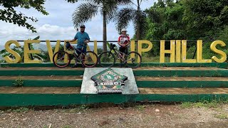 Infanta Quezon arch & seven up hill Santa Maria Laguna ride grabe ang ahon na budol sarili namin😃😅😂