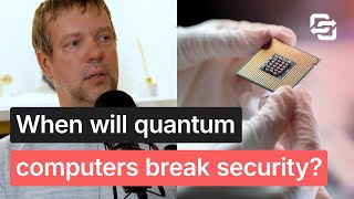 How long until quantum computers break security?