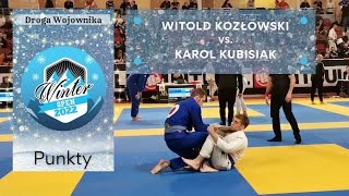 Witold KOZŁOWSKI vs Karol KUBISIAK - Półfinał Gi Adult Niebieski -70 kg | Winter Open 2022