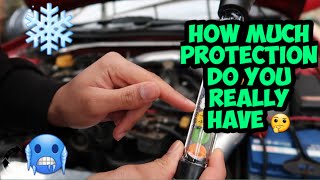 HOW TO CHECK ANTIFREEZE AND FLUSH ON RED SUBARU *STEP BY STEP*