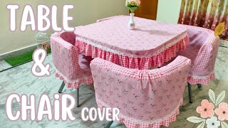 Dining Table Chair cover cutting and stitching #homemitra