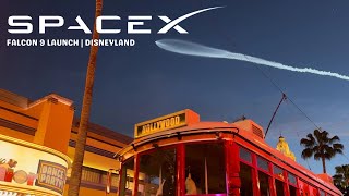 Spacex Falcon 9 Launch | Disney California Adventure | 4K