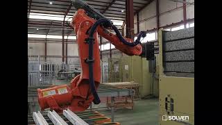 Cómo clasificamos los perfiles de PVC con Robots automáticos | Solven PVC #ventanas #fabrication