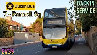 *Back In Service* Dublin Bus Ride #362: Volvo ADL B9TL EV39, Route: 7 Towards: Parnell Square