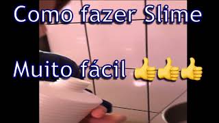 Fazendo Slime com espuma de barbear, muito fácil