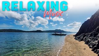 Relaxing Music with Beach Waves • asmr • relaxing music sound