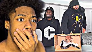 TRE REACTS TO KAI CENAT AND DRUSKI WHATS IN THE BOX CHALLEGE!