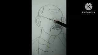 HAPPY GANDHI JANTI #video #drawing #gandhiji