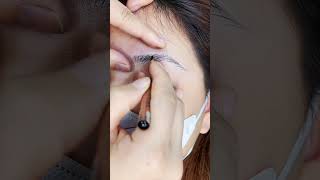 Master the Art of Eye Brow Lining: Realistic Tutorial Revealed! #shorts #foryou #eyebrowtutorial