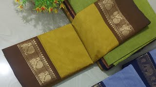 Pure Chettinad Cotton Sarees Collections