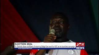 Dr. Dominic Ayine confident of retaining Bolga East seat for NDC as he launches campaign.#ElectionHQ