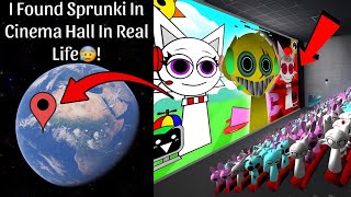 SPRUNKI IN CINEMA HALL on Google Earth!