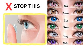 Don't hurt your eyes ll #eyes #contactlenses #mustwatch