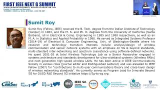 IEEE Next G Summit Plenary Talk (Beyond 5G Network Customization for US DoD) by Sumit Roy, OUSD R&E