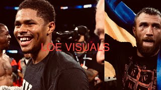 Shakur Stevenson Vasyl Lomachenko Have Heated Conversation At Bud Crawford Fight!!!