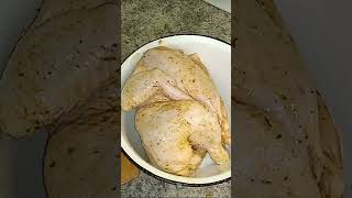 #курица в духовке. Chicken baked in the oven.