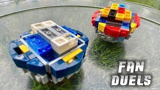 FAN DUEL: Kamcoozy VS Blue_Eyes_White_Zacian | Lego Beyblade