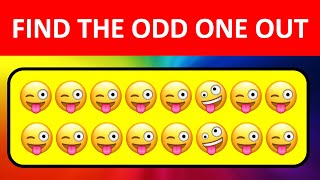 Can you find the odd one out? | Game show | Emoji game | Finding game | Differences game