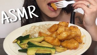 Sweet & Sour chicken with Zucchini (Whispering) | Eating Show | EatWithJas91