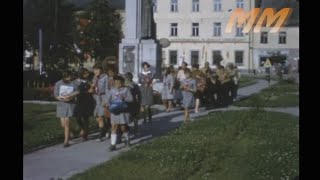 Wieliczka, Zakopane & Gubalówka Poland 1965 old cine film 333