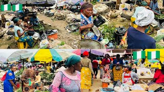 NIGERIA RURAL MARKET VLOG🇳🇬 Cheapest Food Market In Kaduna Nigeria🇳🇬 ( Woman Market)