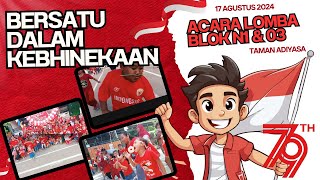 Keseruan Perlombaan Anak-Anak Blok O3 & N1 Perumahan Taman adiyasa Tangerang || 17 Agustus 2024