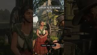 arther talk to miss tally #rdr2 #games #shorts