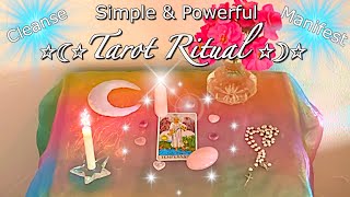 🌟🔮 Simple & Powerful Tarot Ritual: Manifest & Cleanse 🔮🌟 Timeless White Magick 🔮🌟