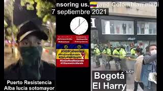 6 septiembre  Protestas Colombia D1ctadura n4rcop4ram1litar #6S #SOSColombia #CIDH #HRW