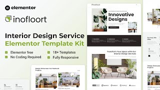 How to Create a Interior Design Service Website Using Elementor FREE