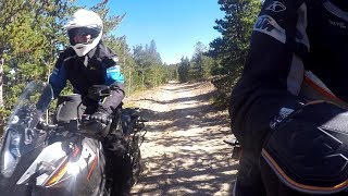 Aussie Rides KTM690 with KTM1190 Boulder  Foothills - Part1