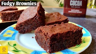 Fudgy classic Brownies recipe || Easy brownie recipe || Fudgy Brownie with crackling top recipe