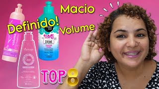 CREMES PARA PENTEAR QUE DEIXAM OS CACHOS SUPER MACIOS E LEVE | TOP 8