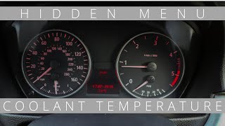 How To Check Your Engine Temperature On BMW E90/91/92/93