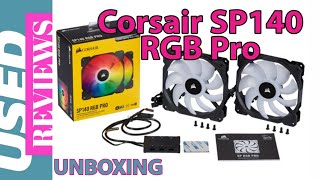 CORSAIR iCUE SP140 RGB PRO Dual Fan Kit with Lighting Node CORE UNBOXING and Explanation