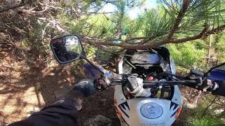 Hard Enduro 180 kg Heavy Honda Nx650 Rocky Trail