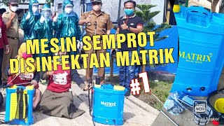 cara pakai mesin semprot disinfektan